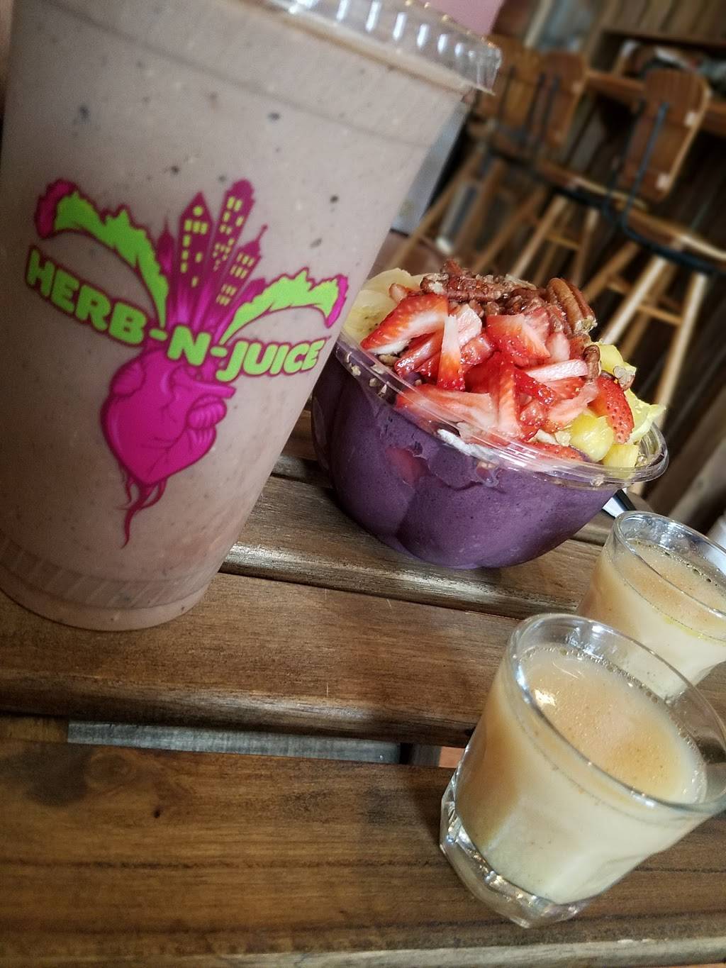 Herb-N-Juice | cafe | 1502 S Flores St Suite 102, San Antonio, TX 78204, USA | 2107246020 OR +1 210-724-6020