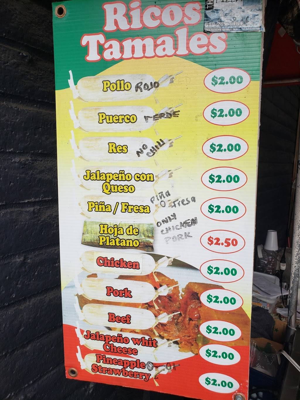 Tamales El Mexicano | restaurant | 3602 El Cajon Blvd, San Diego, CA 92104, USA | 6194591085 OR +1 619-459-1085