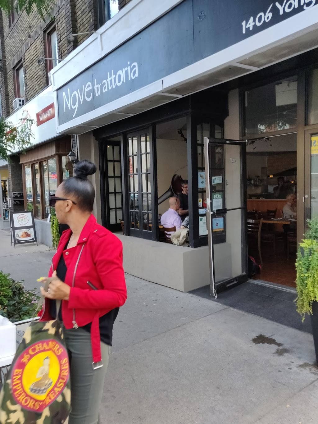 Nove Trattoria | restaurant | 1406 Yonge St, Toronto, ON M4T 1Y5, Canada | 6473455848 OR +1 647-345-5848