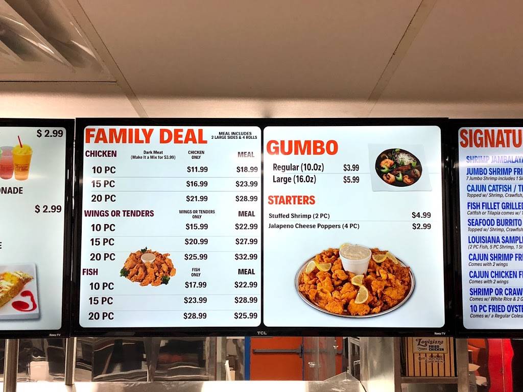 Louisiana Famous Fried Chicken And Seafood | restaurant | 5436 Hwy 6 N, Houston, TX 77084, USA | 8329066780 OR +1 832-906-6780