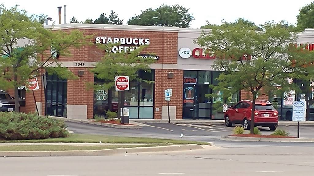 Starbucks | cafe | 2849 E New York St Ave, Aurora, IL 60502, USA | 6302369612 OR +1 630-236-9612