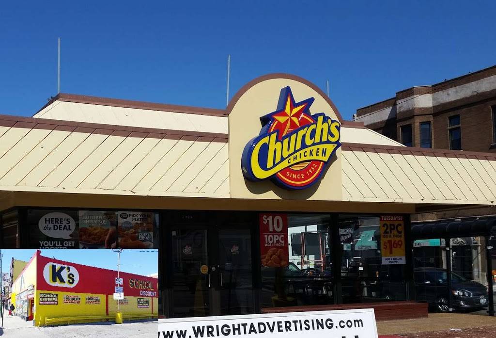 Churchs Chicken | restaurant | 2806 W Cermak Rd, Chicago, IL 60623, USA | 7735230494 OR +1 773-523-0494
