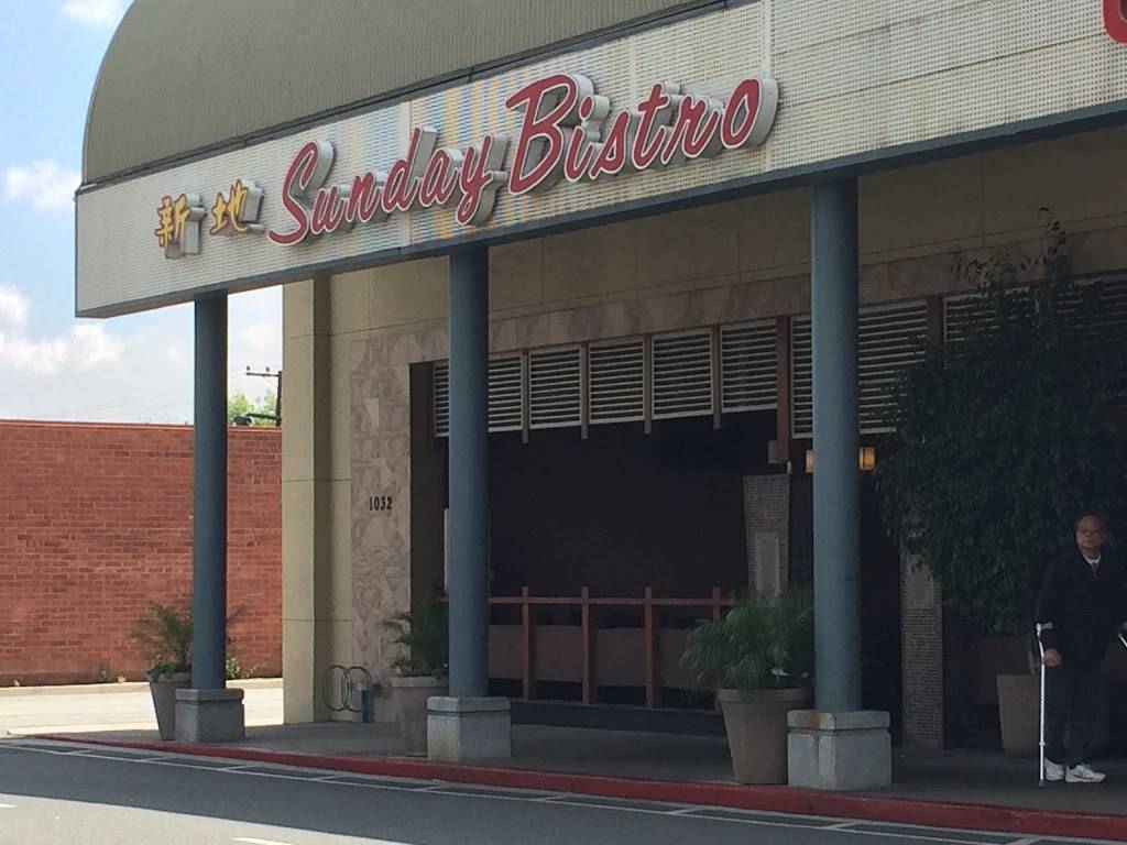Sunday Bistro | restaurant | 1032 E Valley Blvd, Alhambra, CA 91801, USA | 6262820238 OR +1 626-282-0238