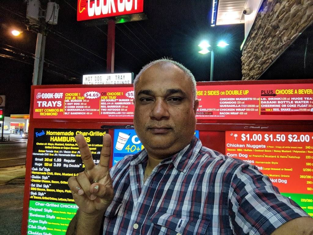 Cook Out | restaurant | 4802 W Broad St, Richmond, VA 23230, USA | 8665470011 OR +1 866-547-0011