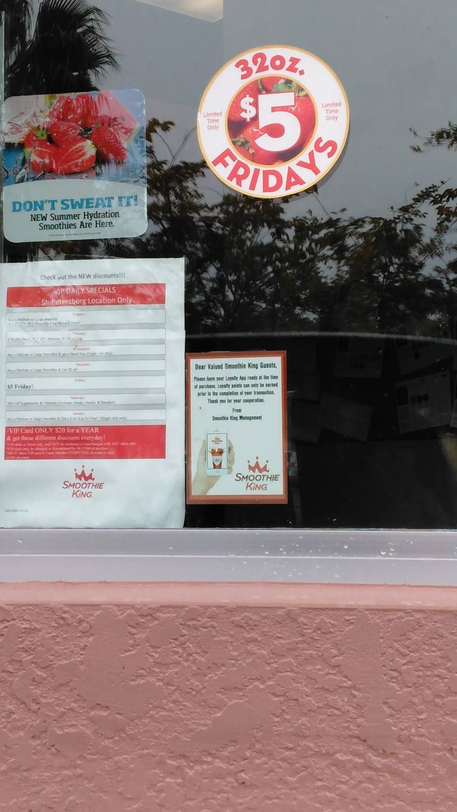 Smoothie King | restaurant | 1474 66th St N, St. Petersburg, FL 33710, USA | 7273453500 OR +1 727-345-3500