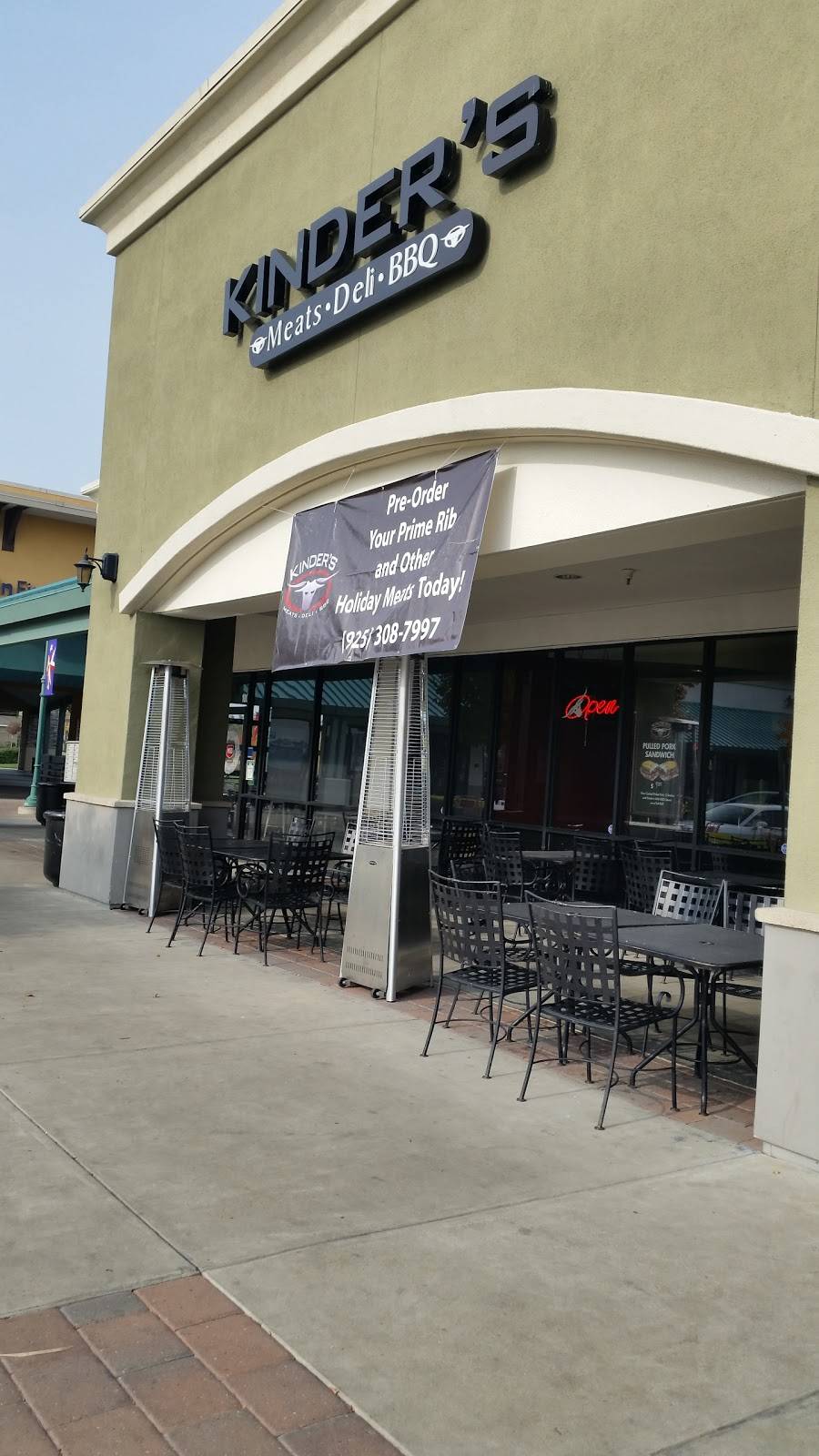 Kinders Meats Deli BBQ & Catering | meal takeaway | 5411 Lone Tree Way #110, Brentwood, CA 94513, USA | 9253087997 OR +1 925-308-7997