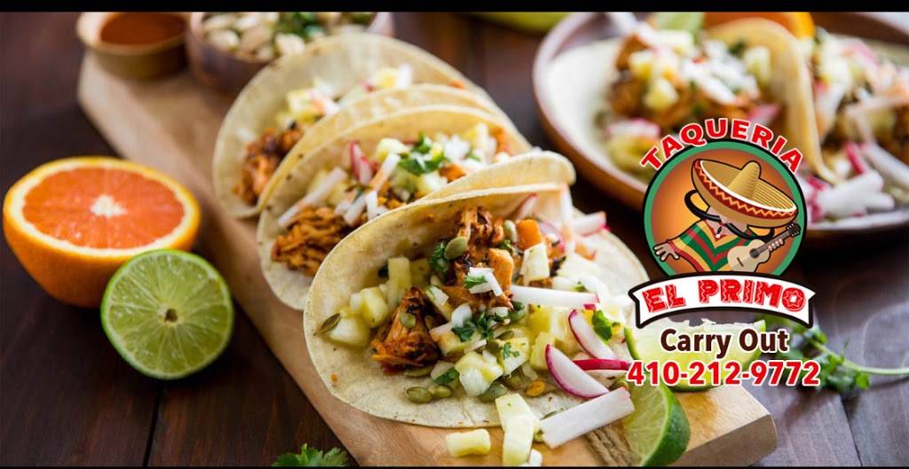 Taqueria El Primo | restaurant | 1207 Forest Dr, Annapolis, MD 21403, USA | 4102129772 OR +1 410-212-9772