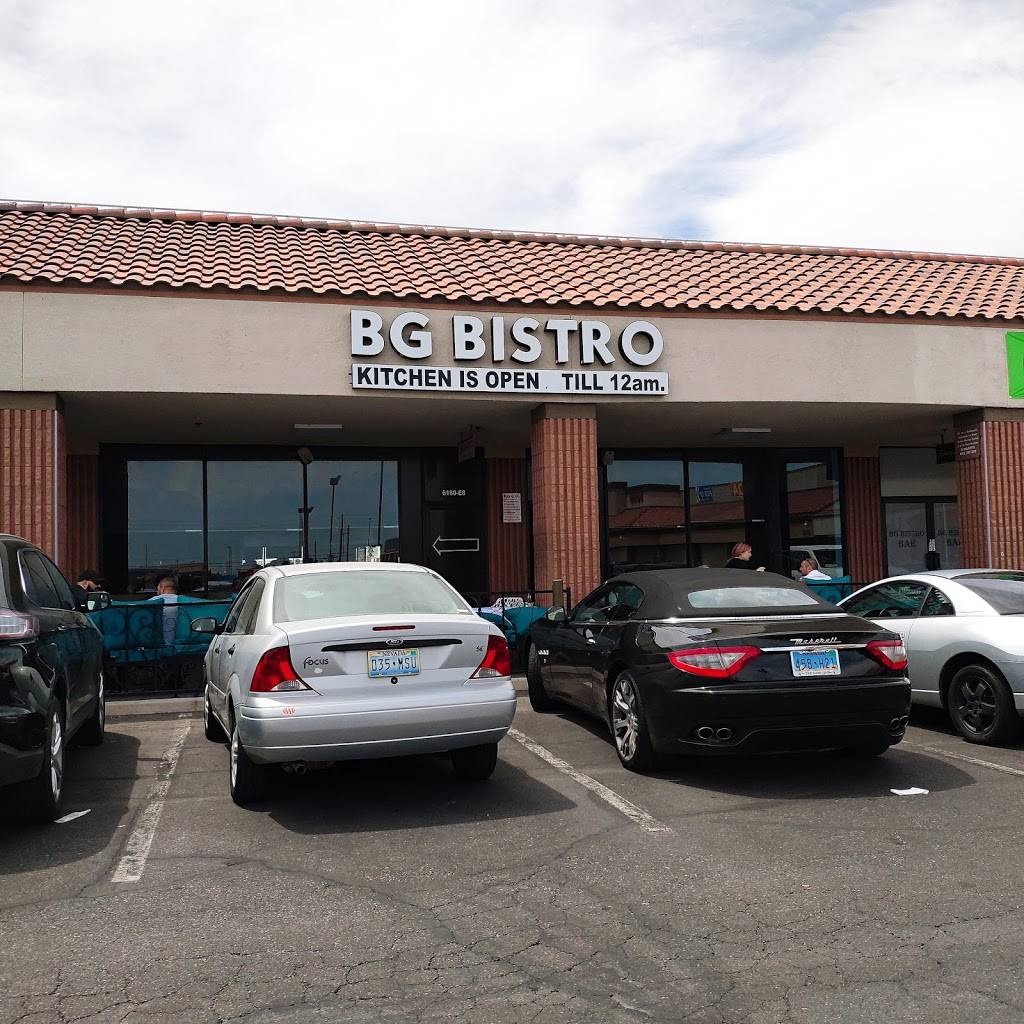 BG BISTRO | restaurant | 6160 W Tropicana Ave, Las Vegas, NV 89103, USA | 7022229003 OR +1 702-222-9003