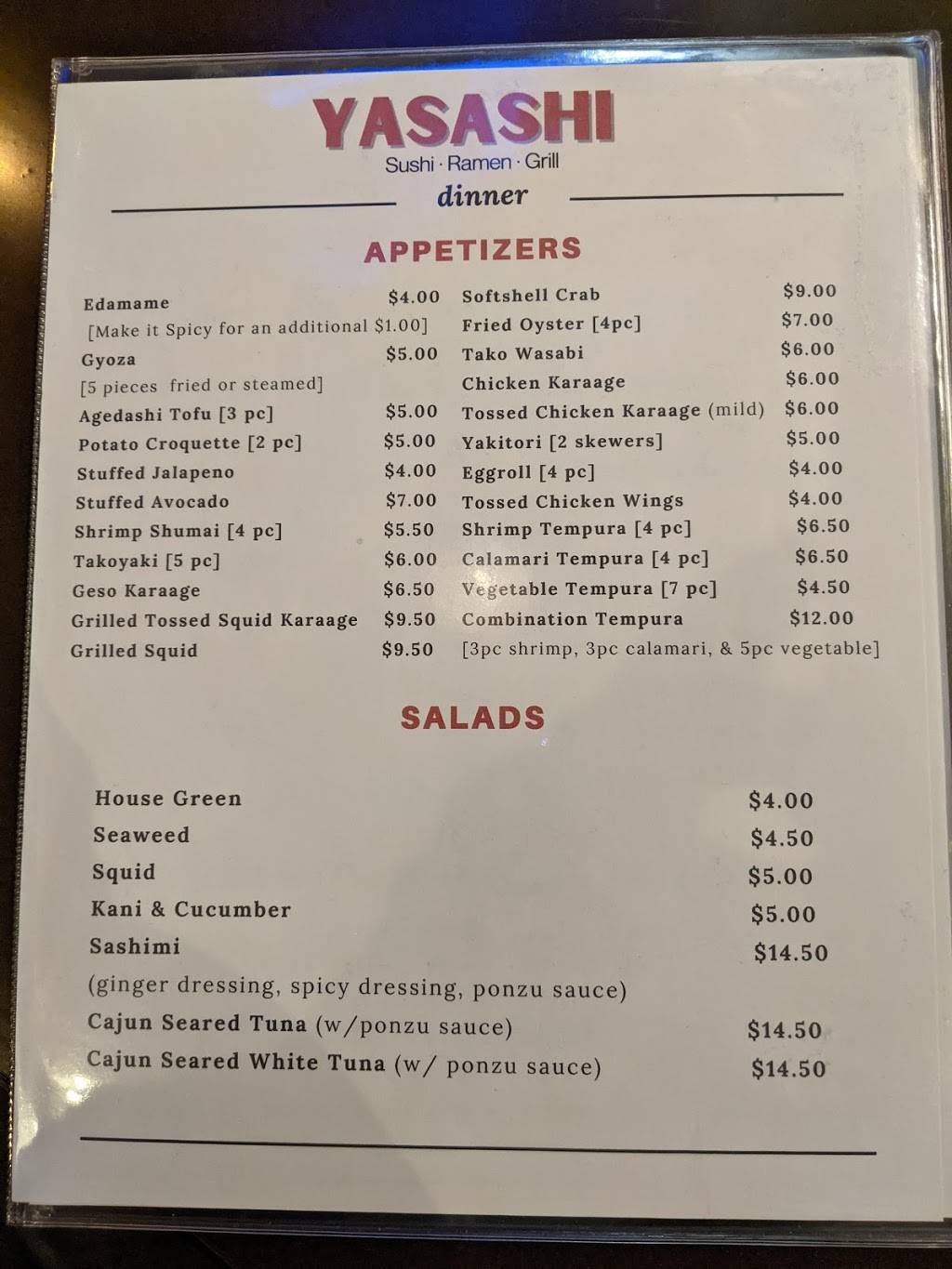 Yasashi | restaurant | 3045 N Belt Line Rd, Irving, TX 75062, USA | 9725705151 OR +1 972-570-5151