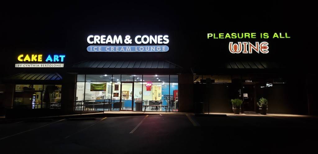 Cream & Cones | restaurant | 2152 Pelham Pkwy, Pelham, AL 35124, USA | 2058488383 OR +1 205-848-8383