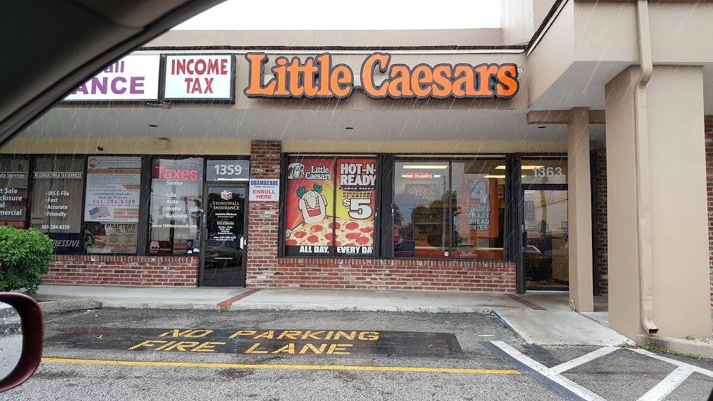 Little Caesars Pizza | meal takeaway | 1363 N Military Trl, West Palm Beach, FL 33409, USA | 5613602603 OR +1 561-360-2603