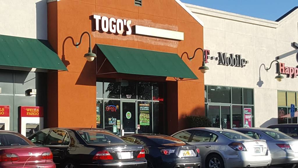 TOGOS Sandwiches | meal takeaway | 137 Ranch Dr, Milpitas, CA 95035, USA | 4089462161 OR +1 408-946-2161