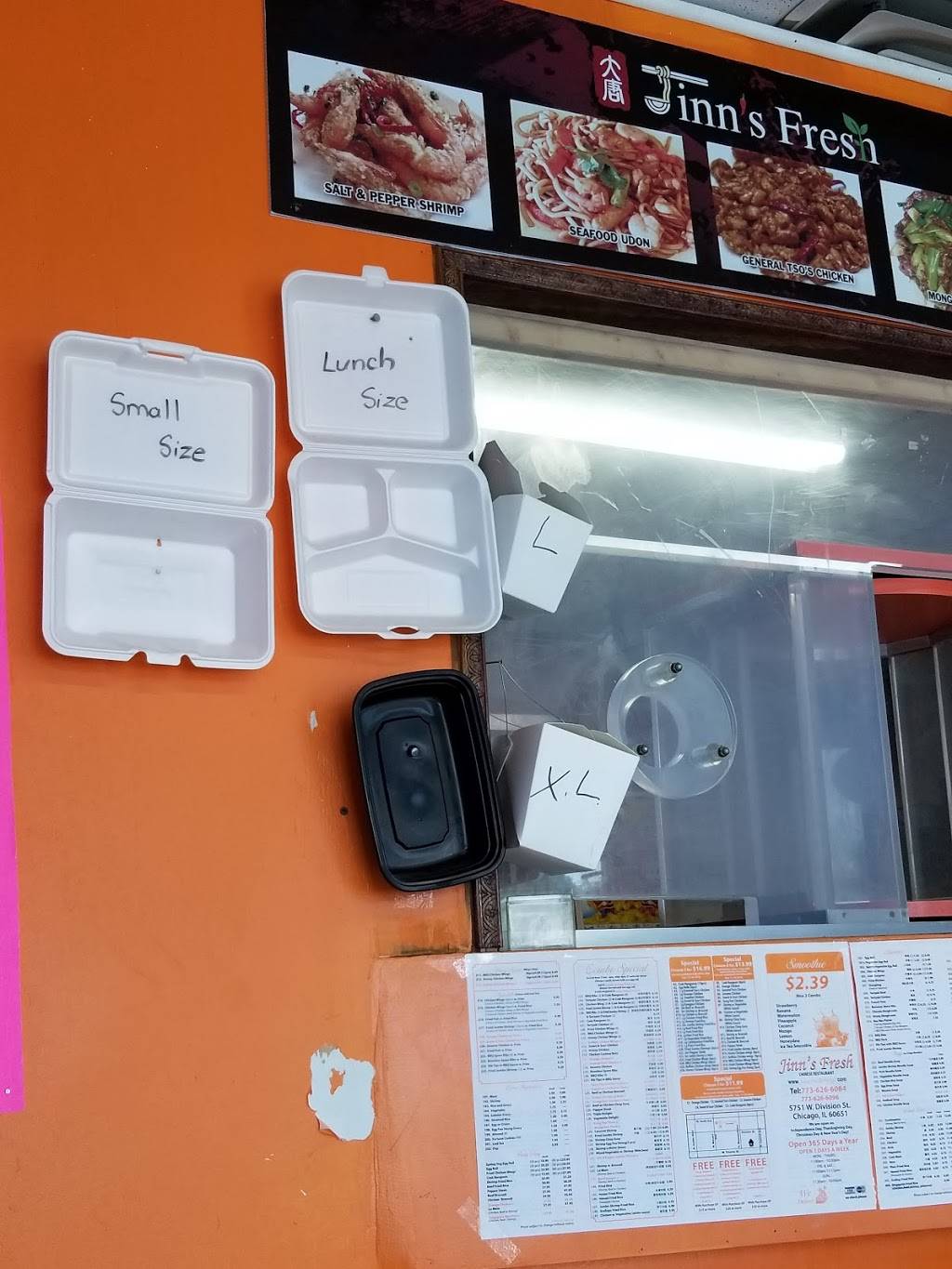 Jinns Fresh | restaurant | 5751 W Division St, Chicago, IL 60651, USA | 7736266084 OR +1 773-626-6084