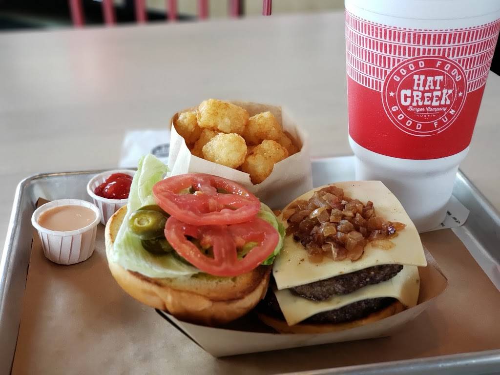 Hat Creek Burger Co. | restaurant | 166 Hargraves Dr., F-100, Dripping Springs, TX 78737, USA | 5124320161 OR +1 512-432-0161