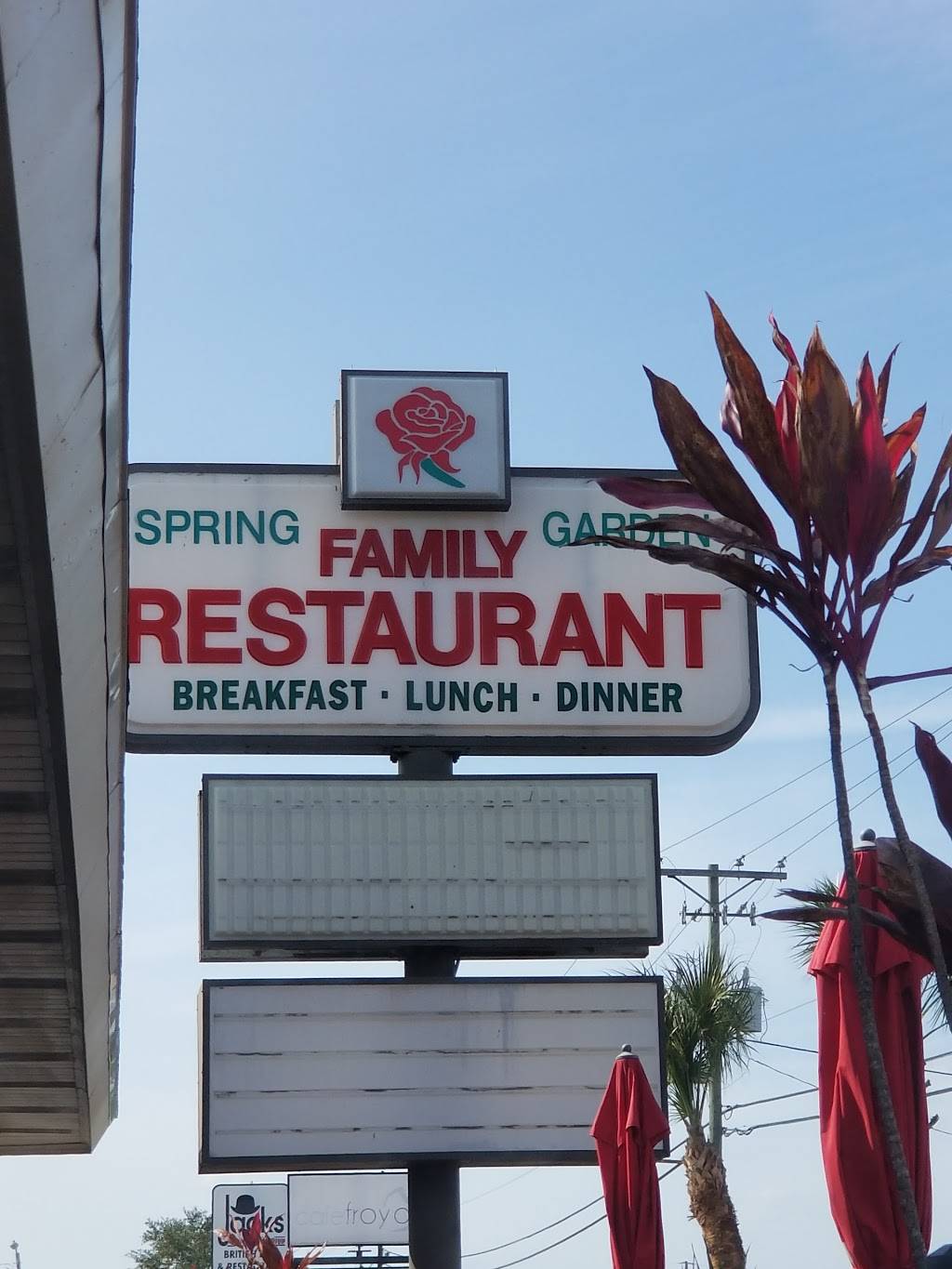 Spring Garden Family Restaurant | restaurant | 1018 62nd Ave N, St. Petersburg, FL 33702, USA | 7275282722 OR +1 727-528-2722