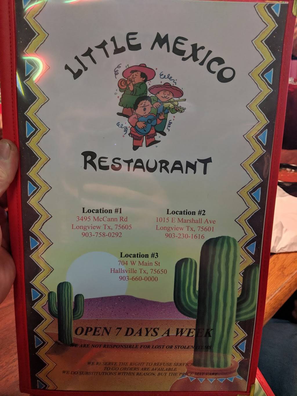 Little Mexico Restaurant | restaurant | 704 W Main St, Hallsville, TX 75650, USA | 9036600000 OR +1 903-660-0000